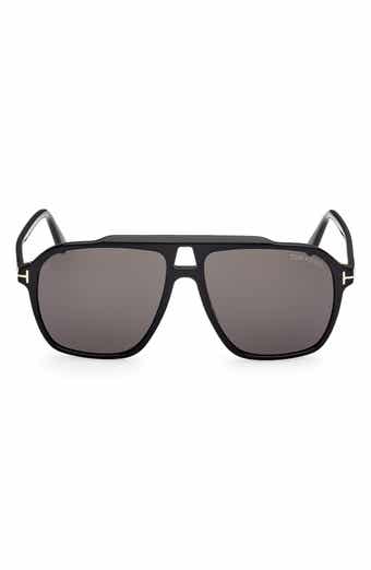 TOM FORD Autari 56mm Navigator Sunglasses