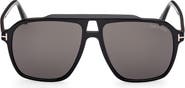 TOM FORD Autari 56mm Navigator Sunglasses