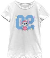 Lilo & Stitch Girl's Lilo & Stitch Basketball Player Number 02 Graphic T-Shirt