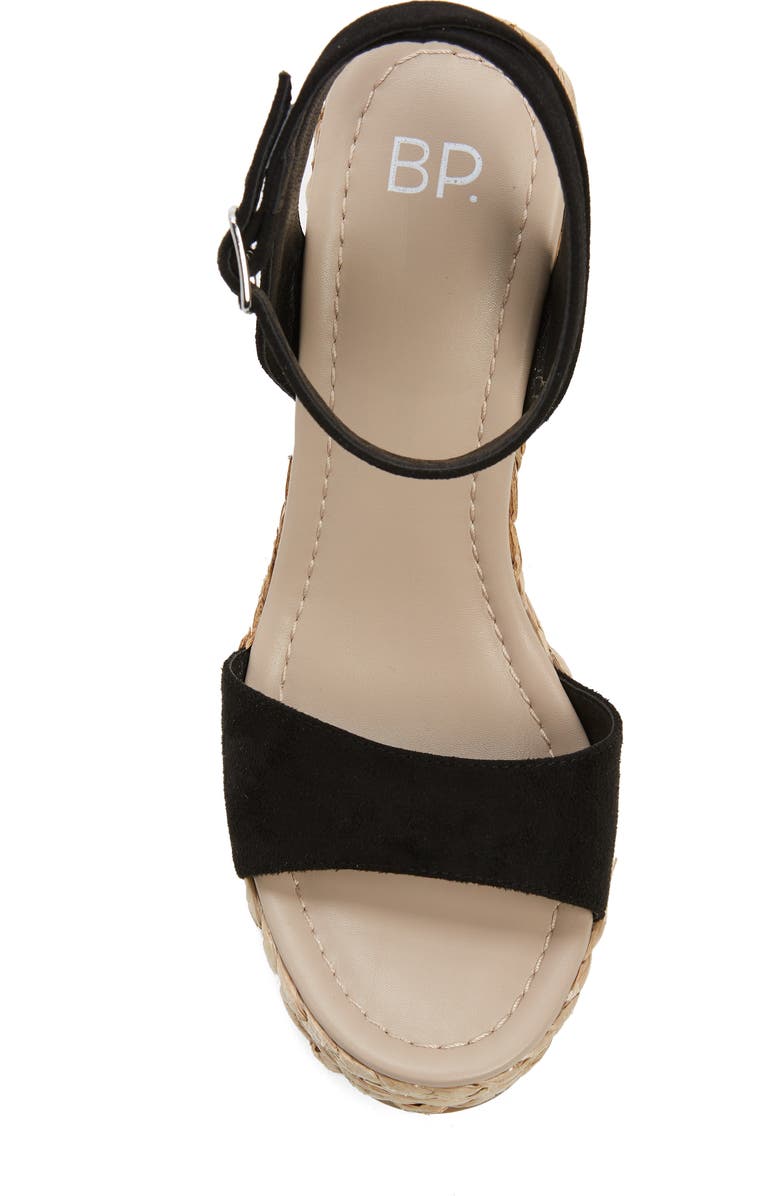 BP. Ginny Espadrille Ankle Strap Wedge Sandal, Alternate, color,