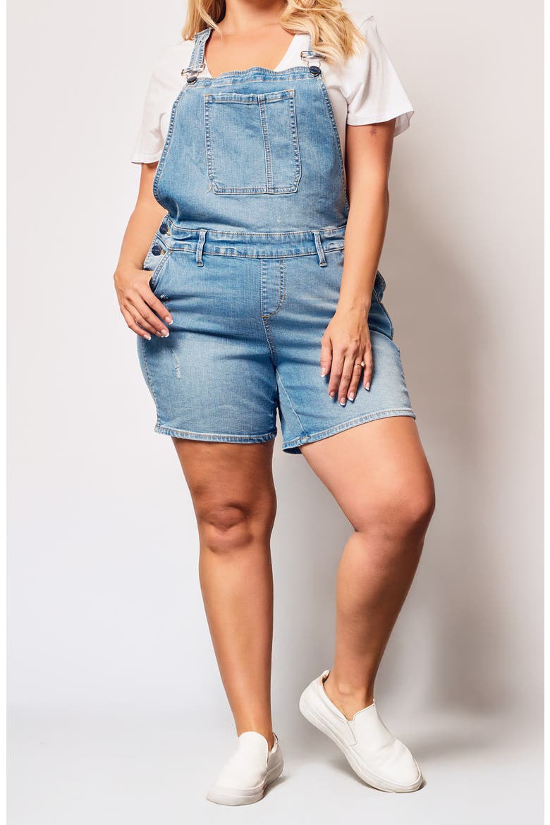 Denim Shortalls, Main, color, SOPHIE