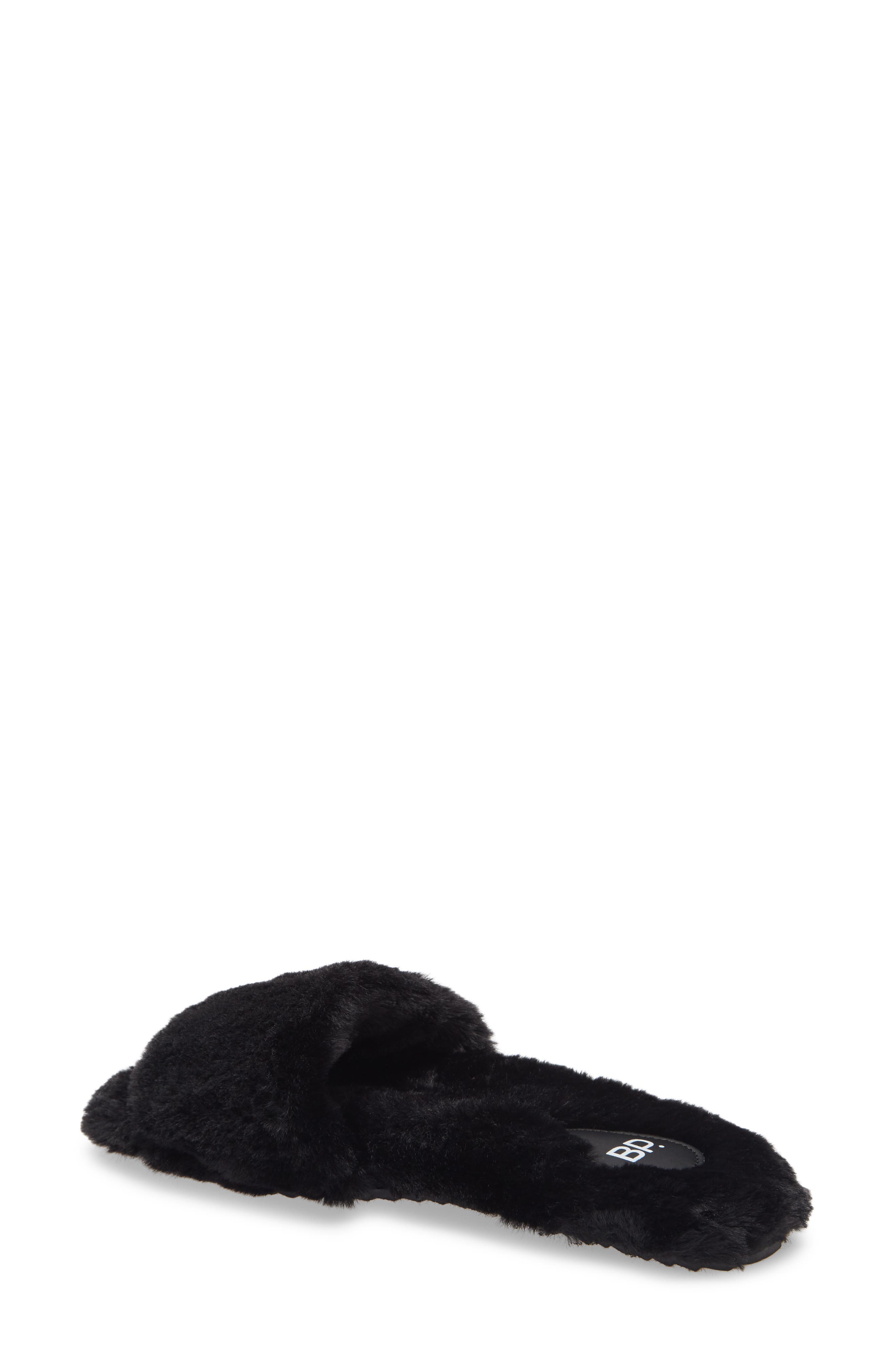 BP. Livie Plush Slide Slipper, Alternate, color, 