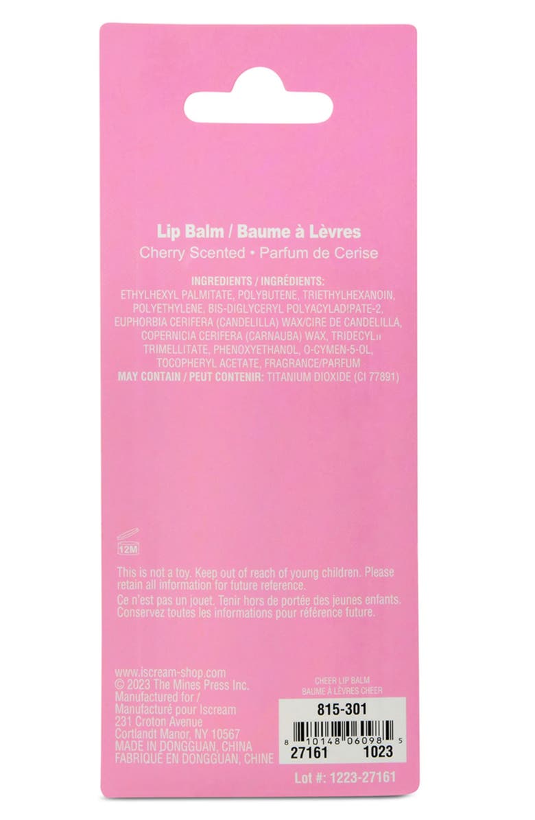 Iscream Kids' Cheer For Your Team Lip Balm, Alternate, color, Pink Multi