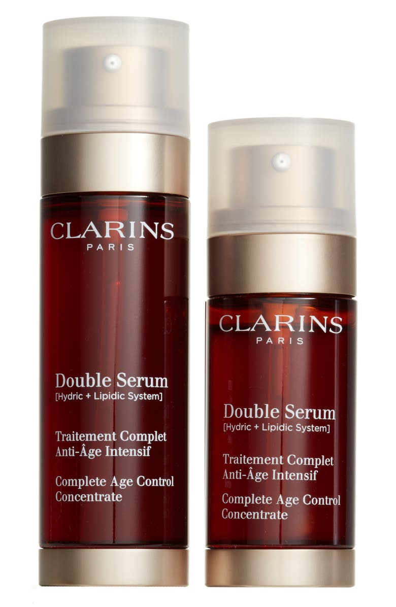 Clarins Double Serum<sup>®</sup> Complete Age Control Concentrate Duo, Main, color, 