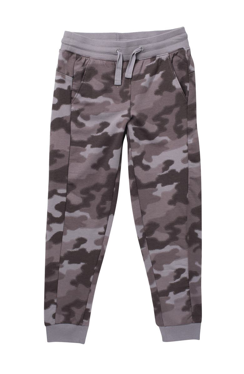 Zella Girl Camo Drawstring Joggers, Main, color, 