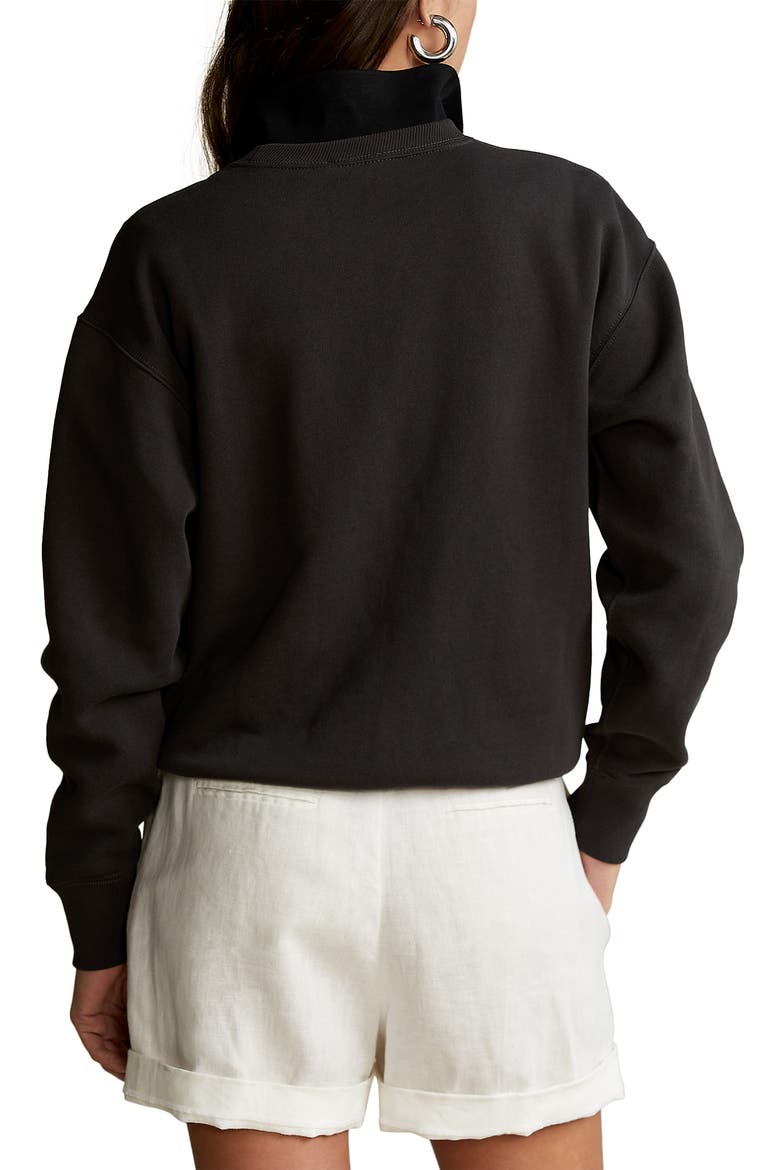Safari Bear Sweatshirt, Alternate, color, BLACK MASK
