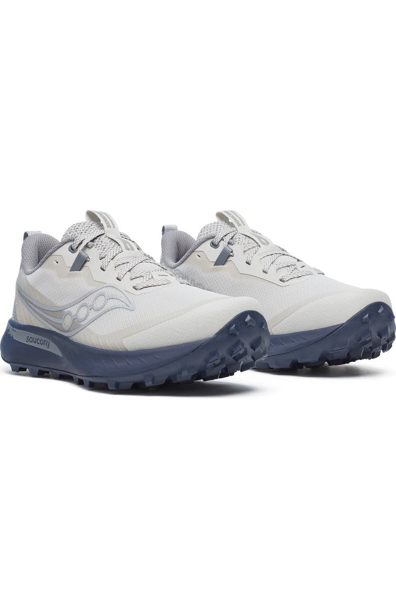 Saucony Peregrine 15 Trail Running Shoe, Main, color, Arctic/ Navy