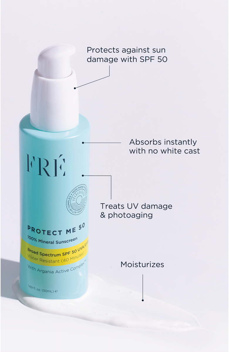 FRÉ Skincare PROTECT ME 50 Mineral SPF 50 Moisturizer, Alternate, color, White