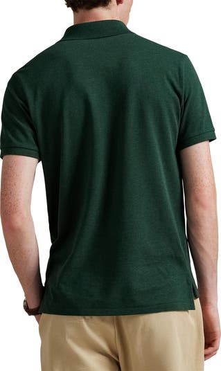 Solid Cotton Polo Shirt