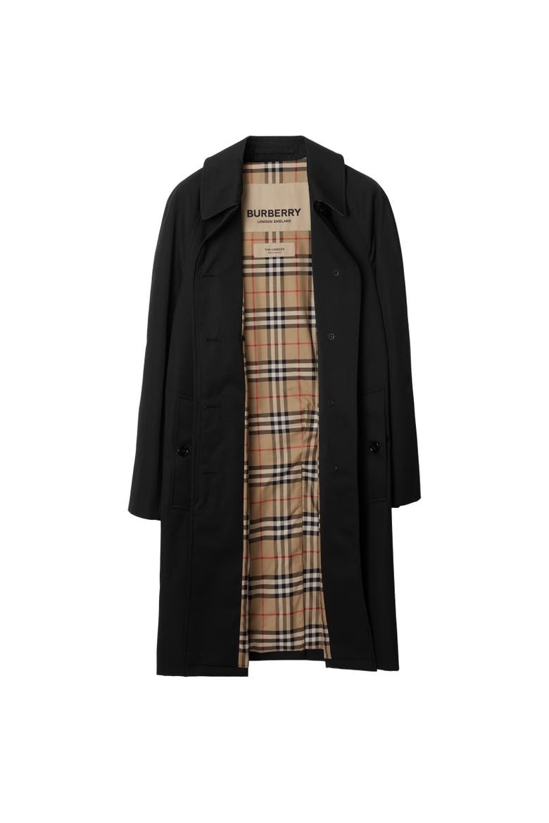 Mid-length Camden Heritage Car Coat, Alternate, color, Black