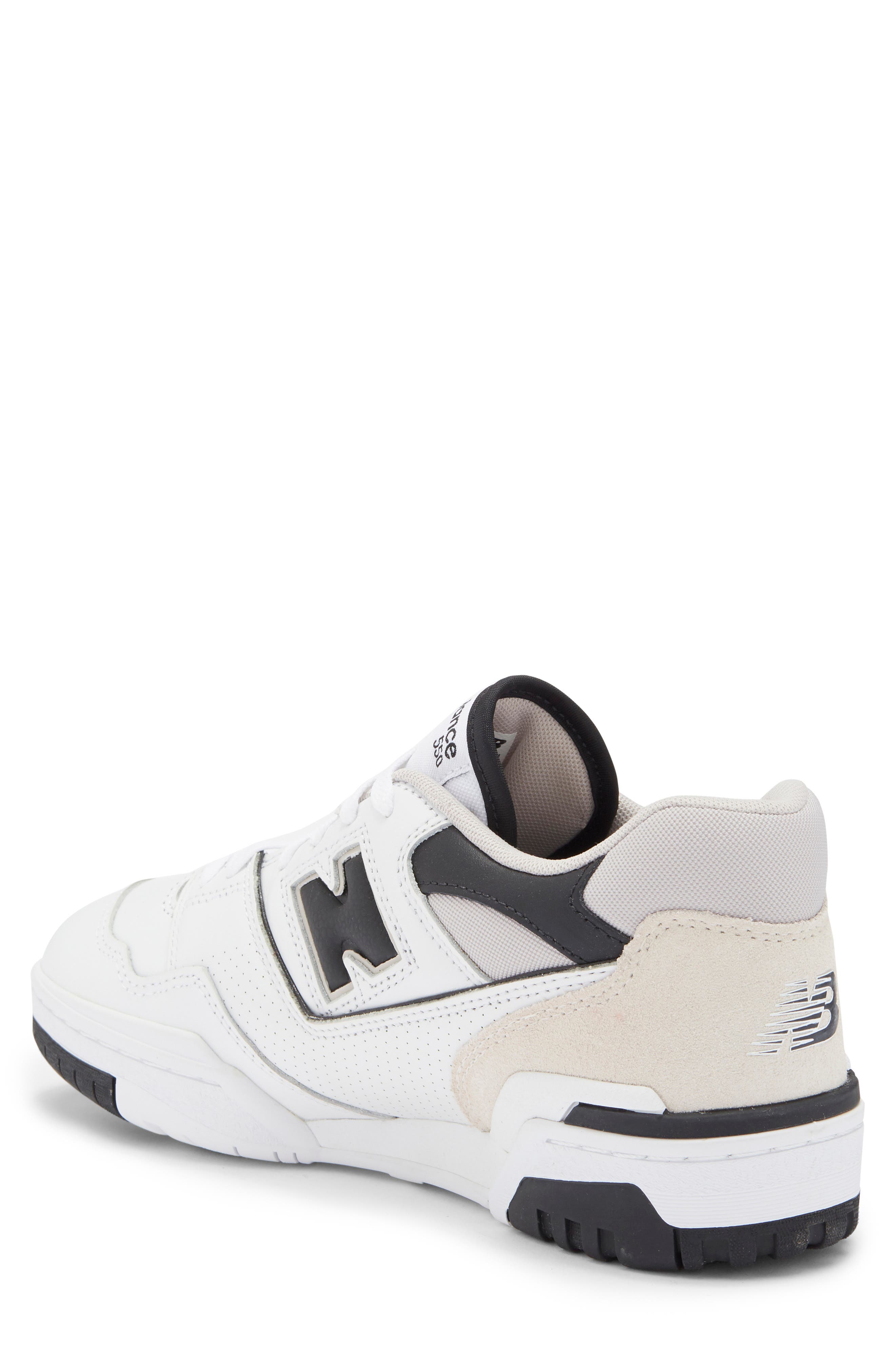 New Balance 550 Basketball Sneaker, Alternate, color, White/ Black