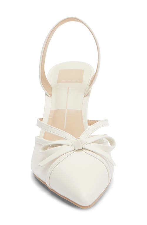 Dolce Vita Karine Slingback Pump In White