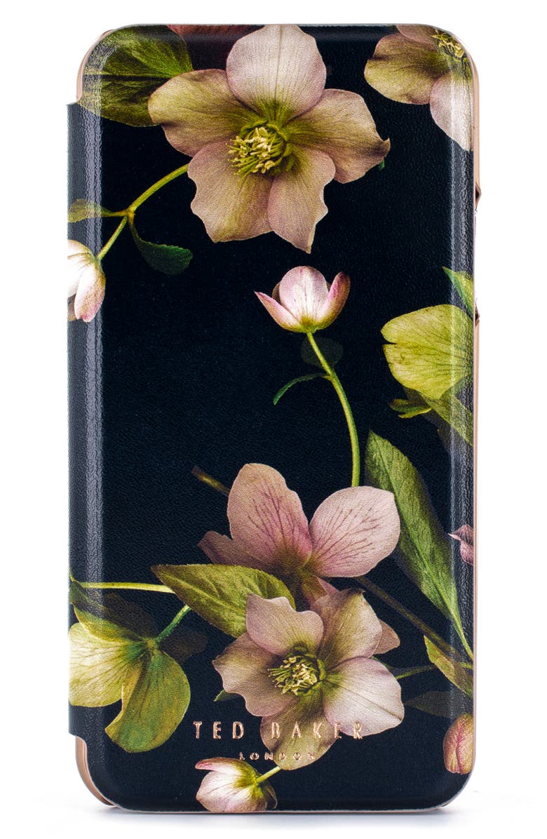 Ted Baker London Arboretum iPhone X/Xs/Xs Max & XR Mirror Folio Case, Main, color, 
