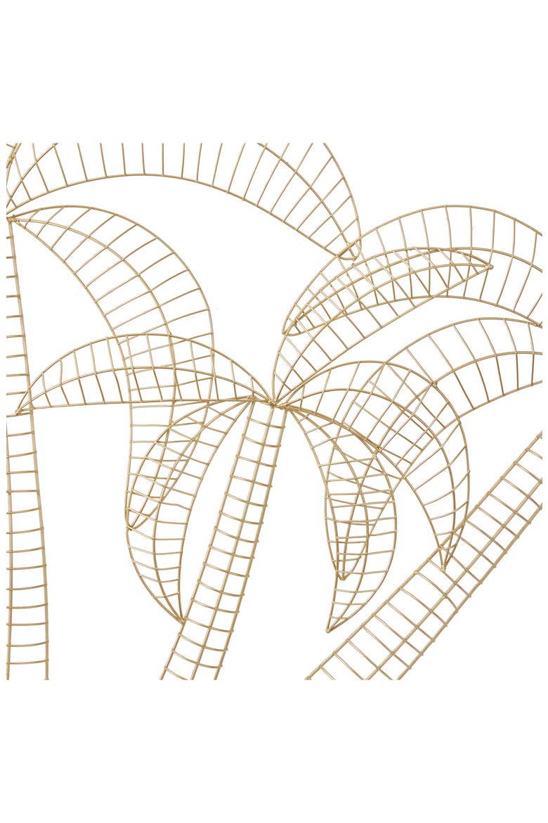 Goldtone Metal Glam Wall Decor, Alternate, color, GOLD