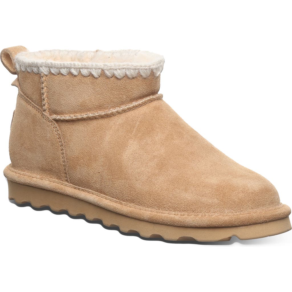 Bearpaw Super Shorty Crochet Boot In Brown