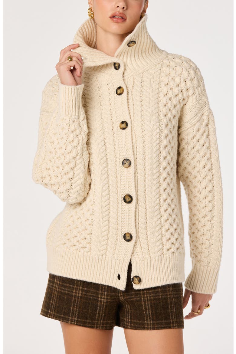 Crystelle Cardigan, Alternate, color, CREAM