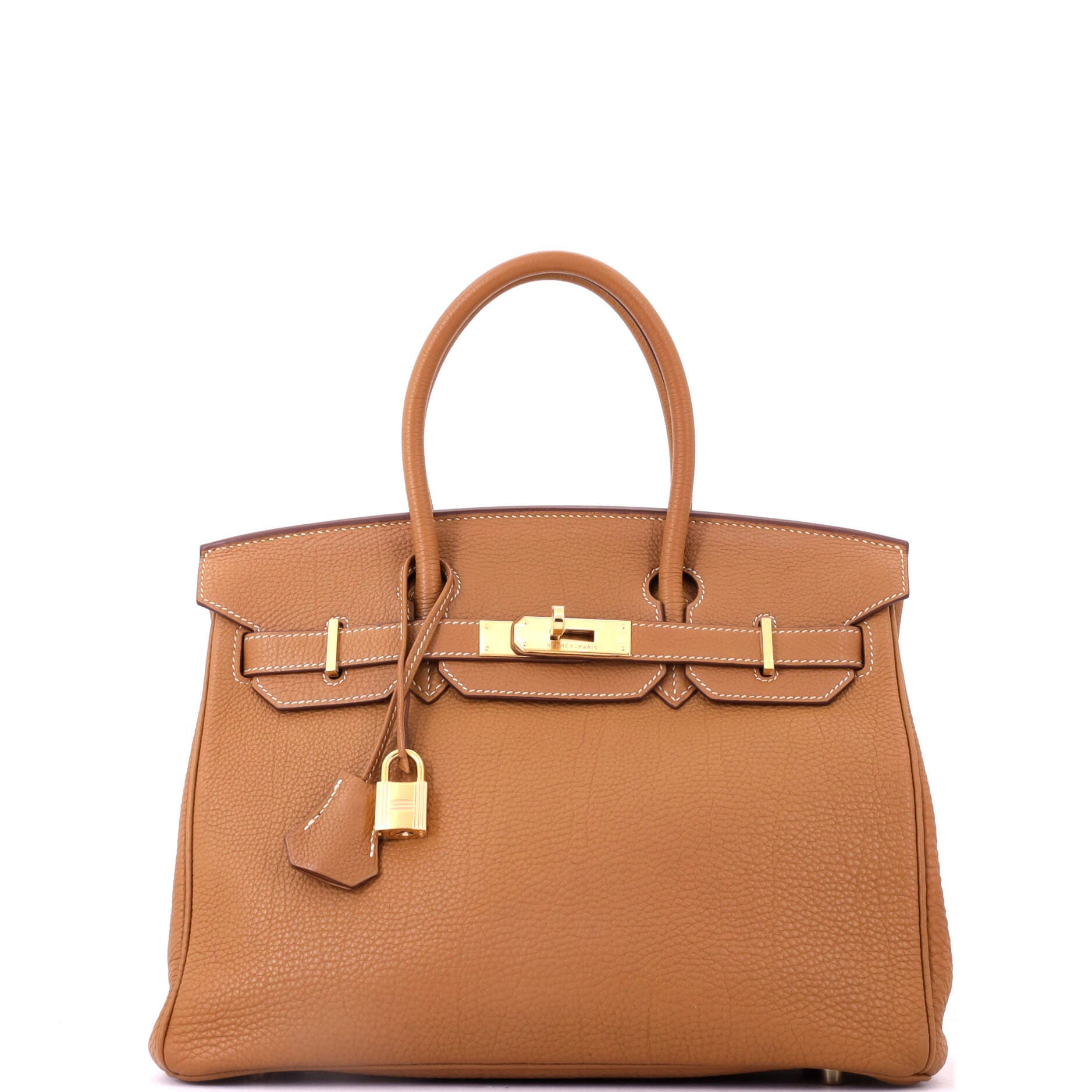 Birkin Handbag Brown Togo with Gold Hardware 30, Alternate, color, Metallic Gold