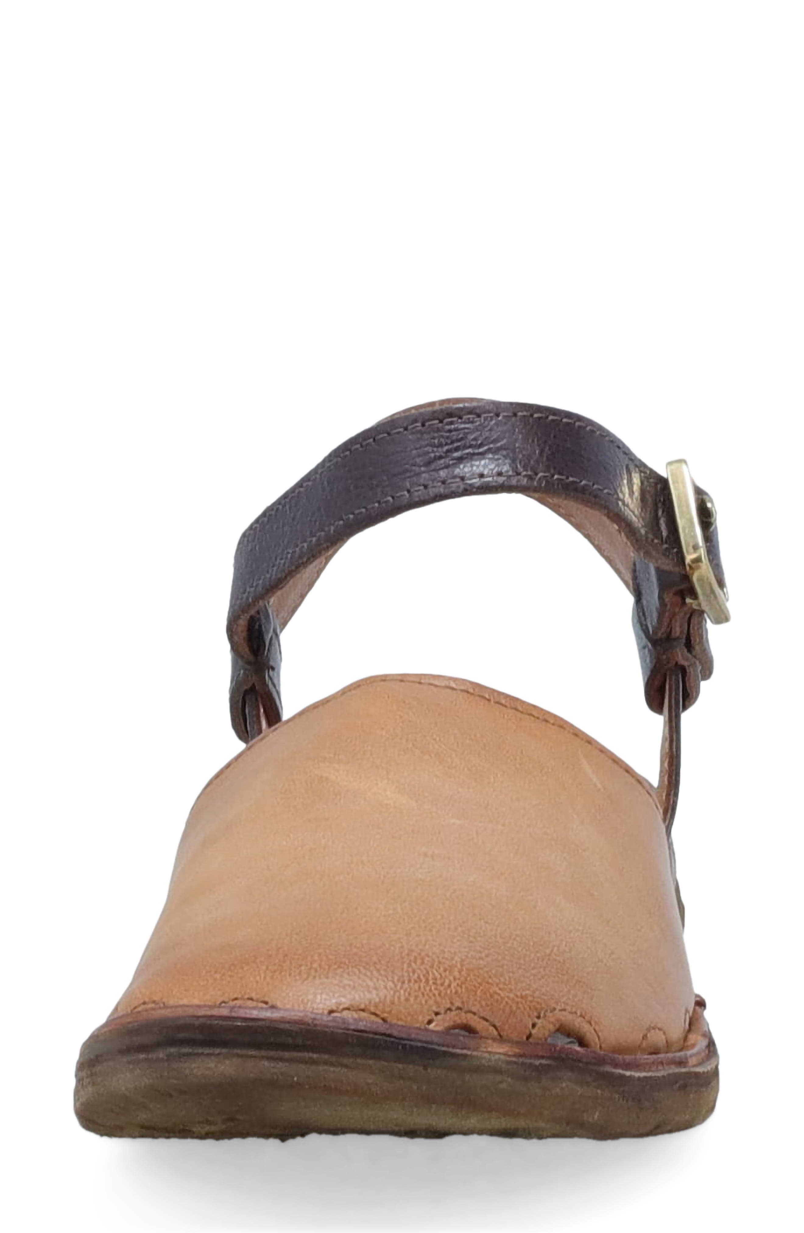 Rodrick Ankle Strap Flat, Alternate, color, CAMEL