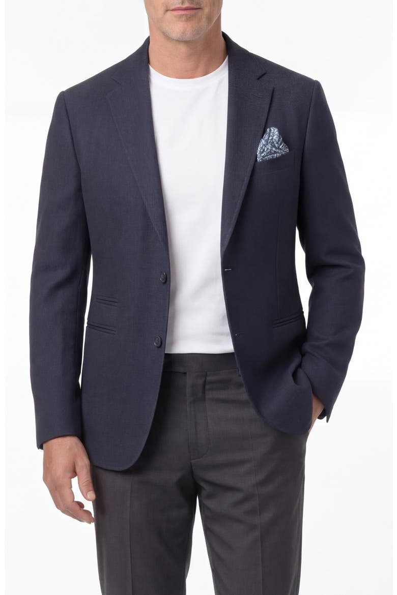 Two-Button Sport Coat, Main, color, NAVY