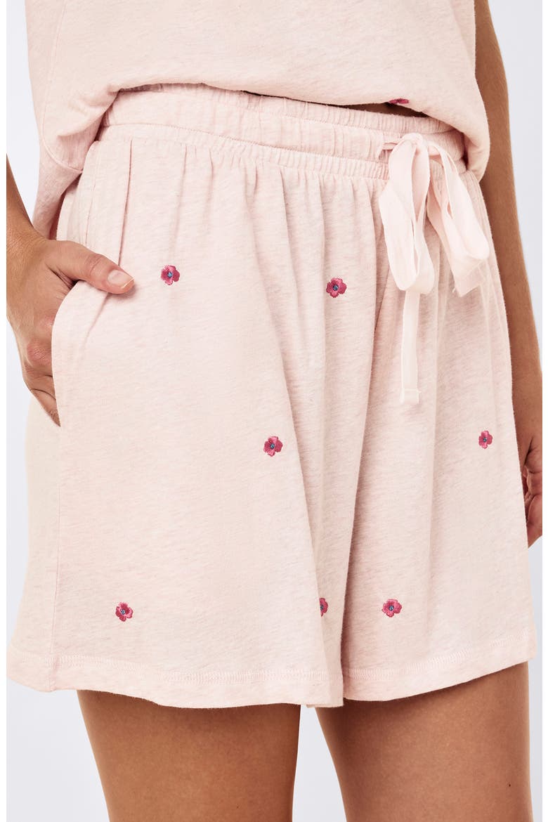 Jada Posy Organic Cotton Pajamas, Alternate, color, PETAL PINK