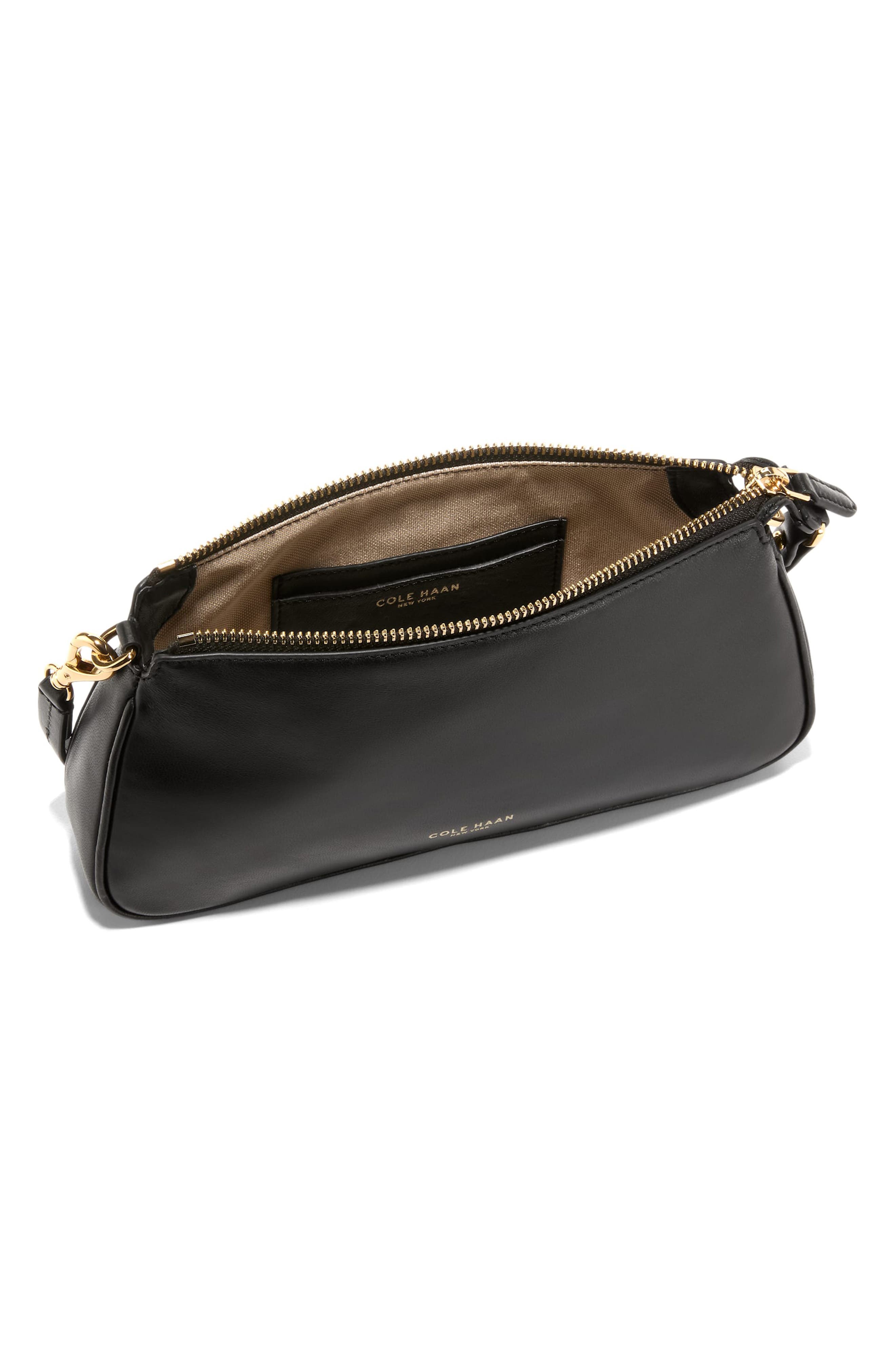 Cole Haan Willa Shoulder Bag, Alternate, color, Black