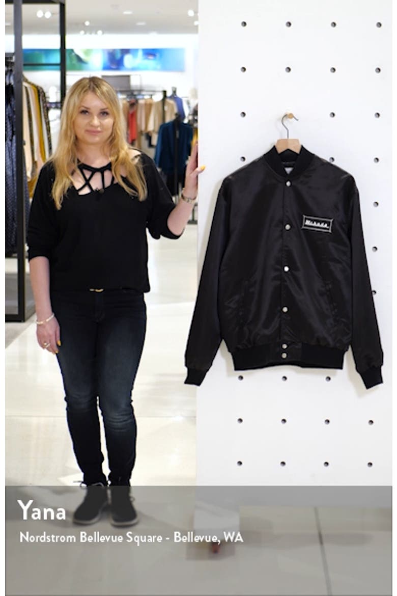 Varsity Bomber Jacket (Nordstrom Exclusive) video