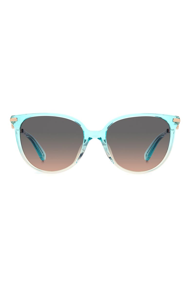 kristinags 54mm cat eye sunglasses, Main, color, GREEN PINK