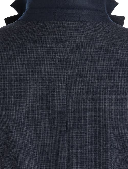 Michael Kors Big & Tall Textured Suit Jacket In Blue