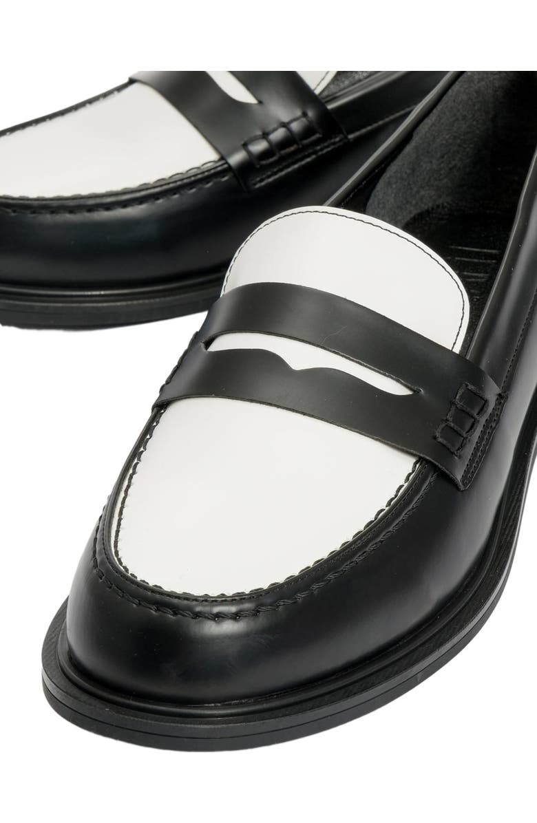 Prologue Shoes CHOOS Loafer, Alternate, color, Black Faux Leather