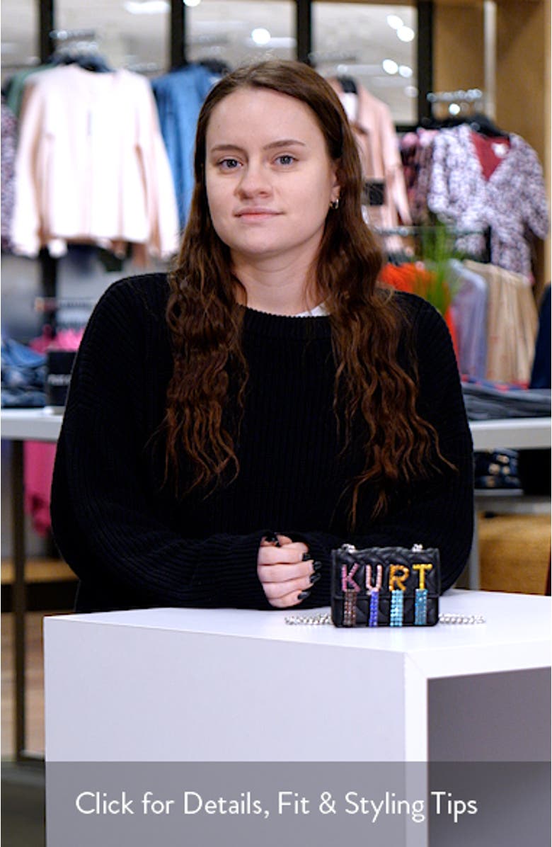 Micro Kensington Crystal Kurt Crossbody Bag, sales video thumbnail