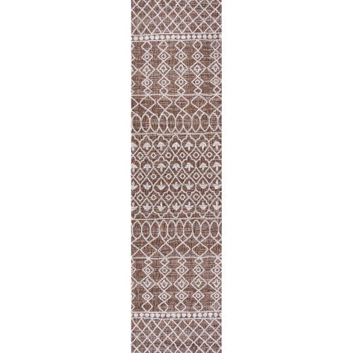 Jonathan Y Kafel  Bohemian Indoor/outdoor Area Rug In Brown/beige