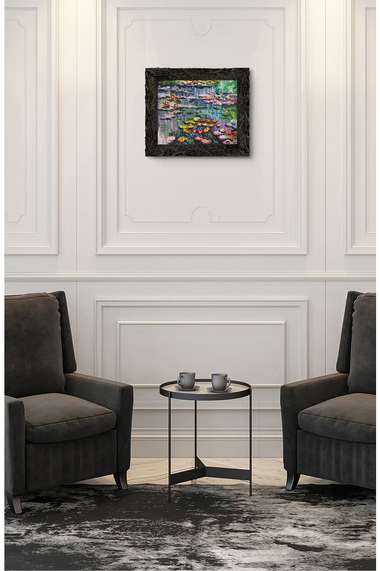 Water Lilies (Pink) by Claude Monet Canvas Wall Art, Alternate, color, MULTI