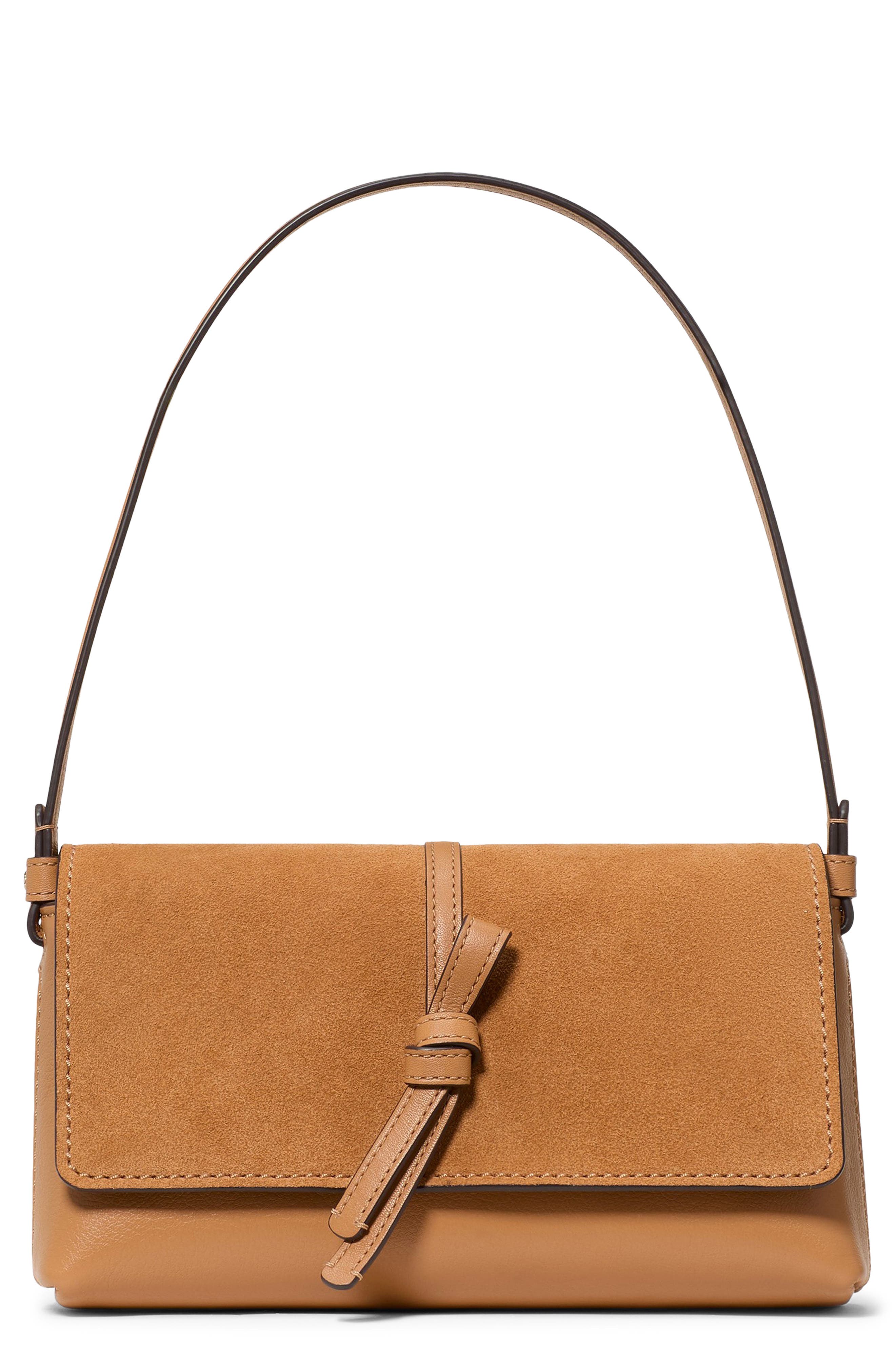 Kate Spade New York loop shoulder bag, Main, color, Garden Soil