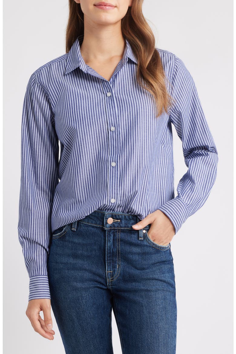 Belly Cotton Shirt, Main, color, BLACKBERRY