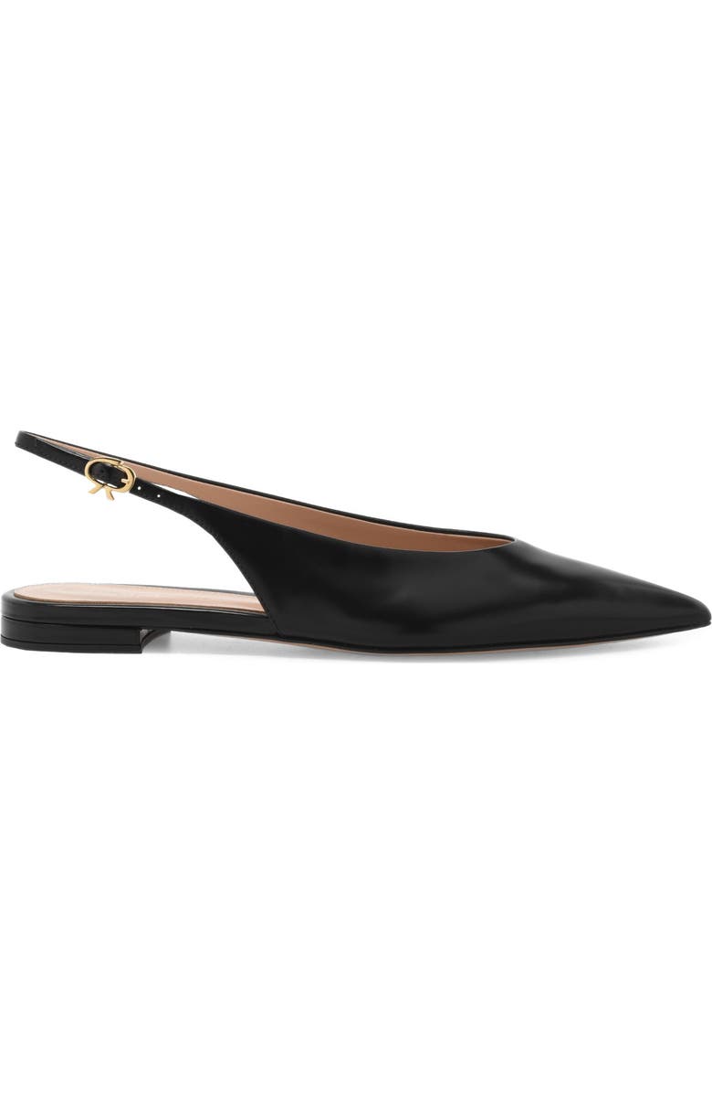 Gianvito Rossi Robbie Sling 05, Alternate, color, Black Patent