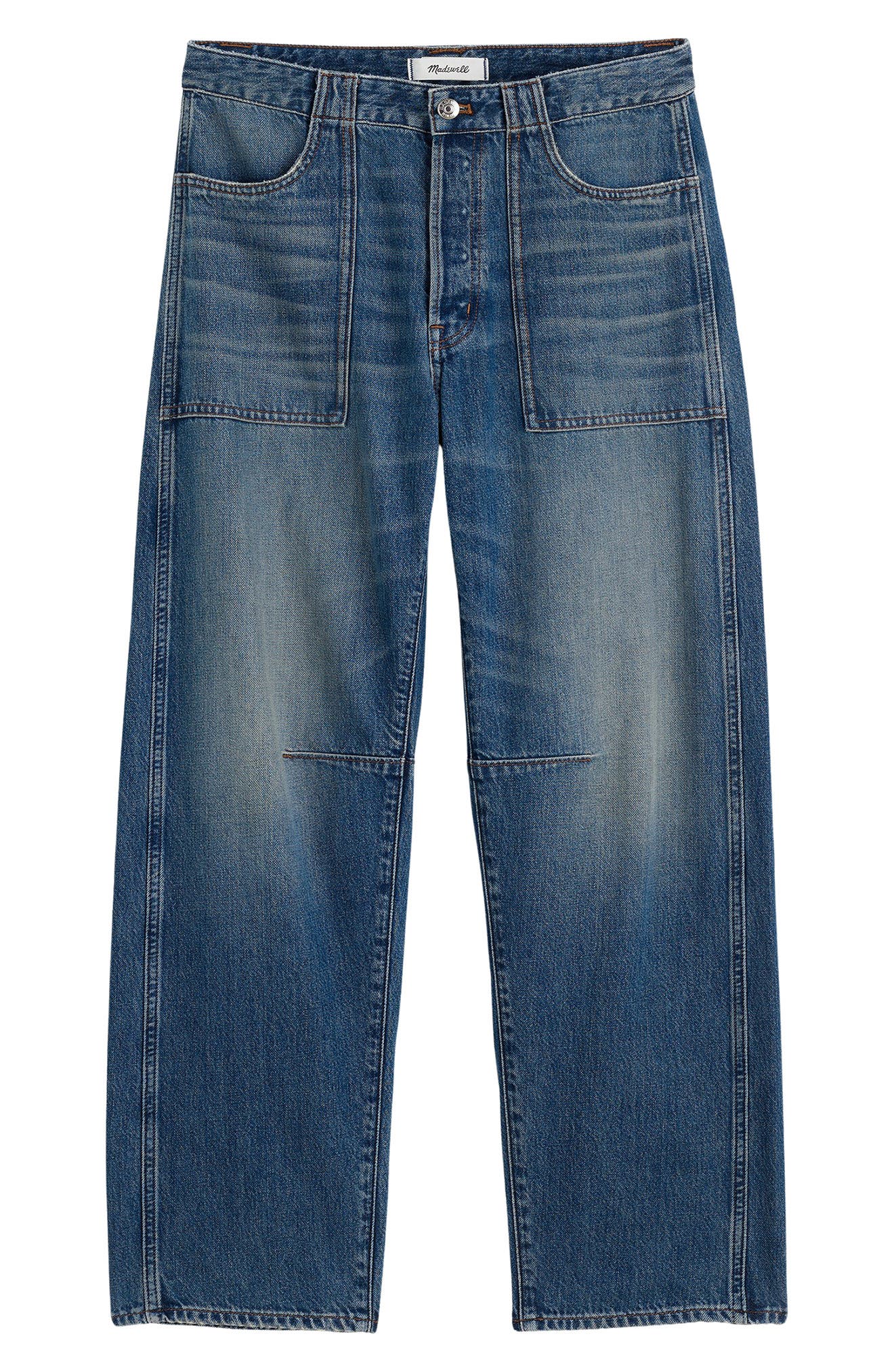 Madewell Curvy Darted Barrel Leg Jeans (Women) | Nordstromrack