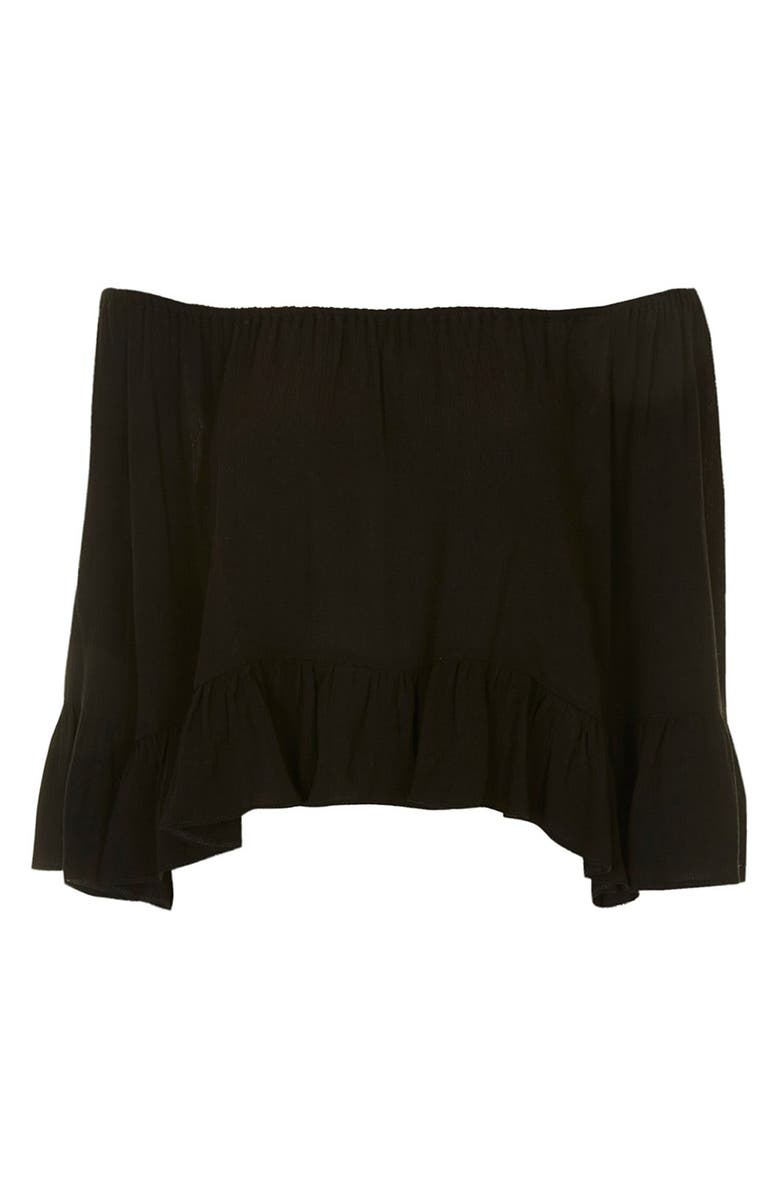 Topshop Off the Shoulder Top, Alternate, color,