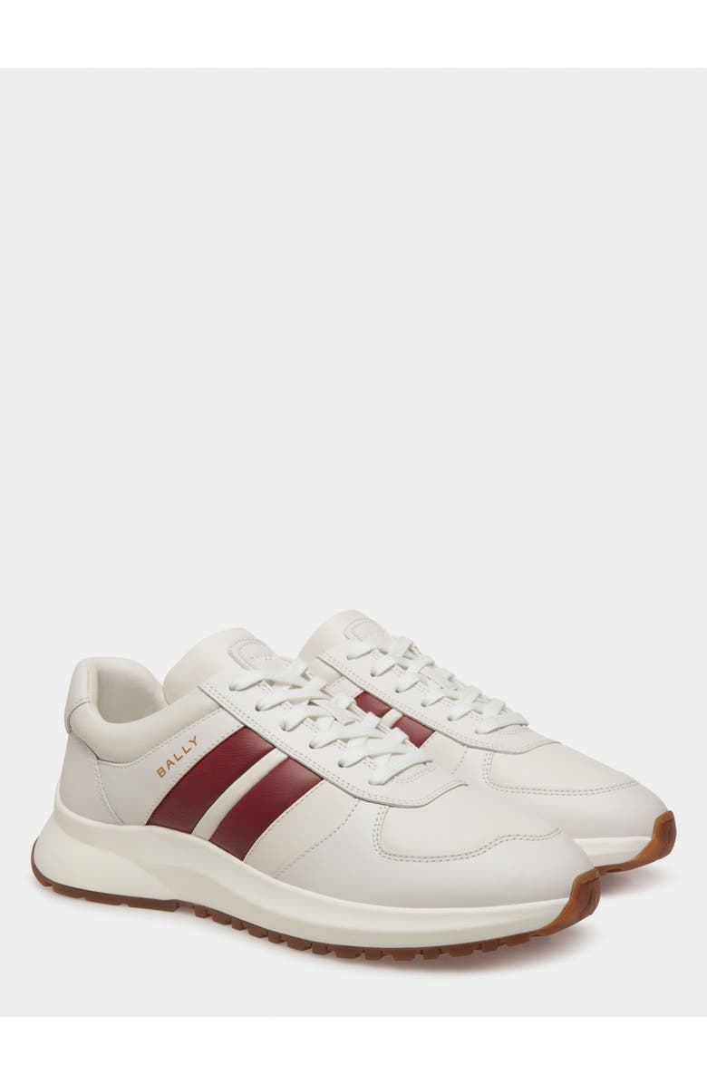 Bally Outline Sneaker in Leather, Alternate, color, White