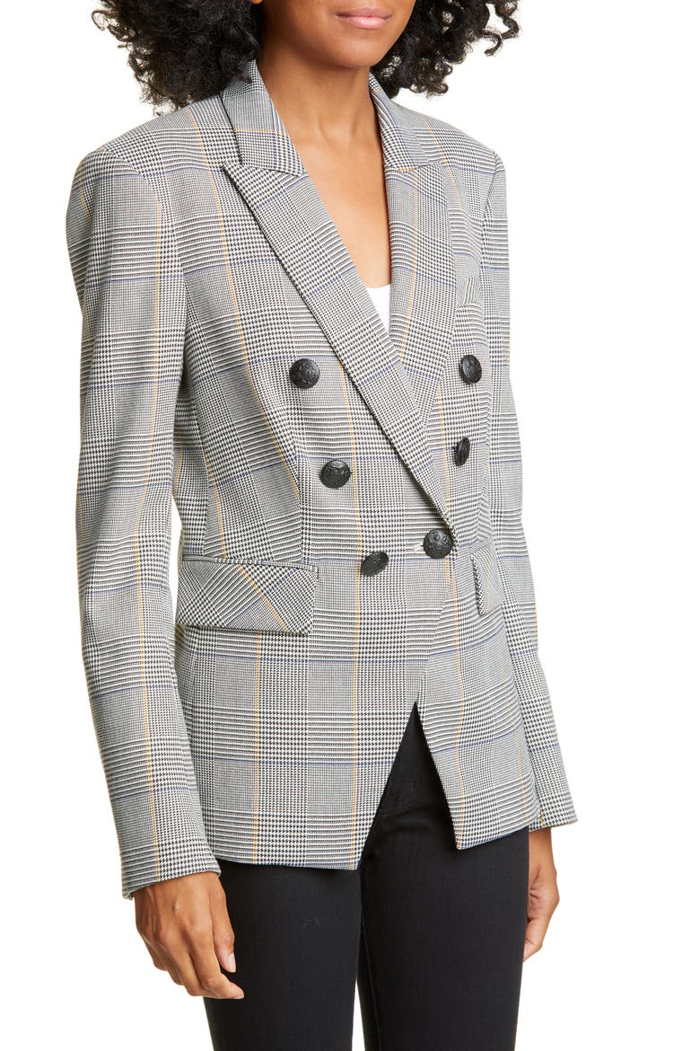 Miller Plaid Dickey Jacket, Alternate, color, WHITE MULTI