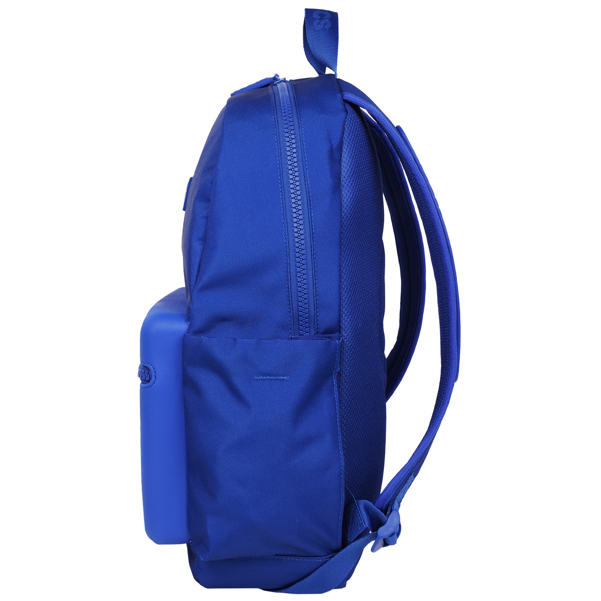 Lightweight Backpack with Molded Front Storage Pocket, Alternate, color, Blue Bolt