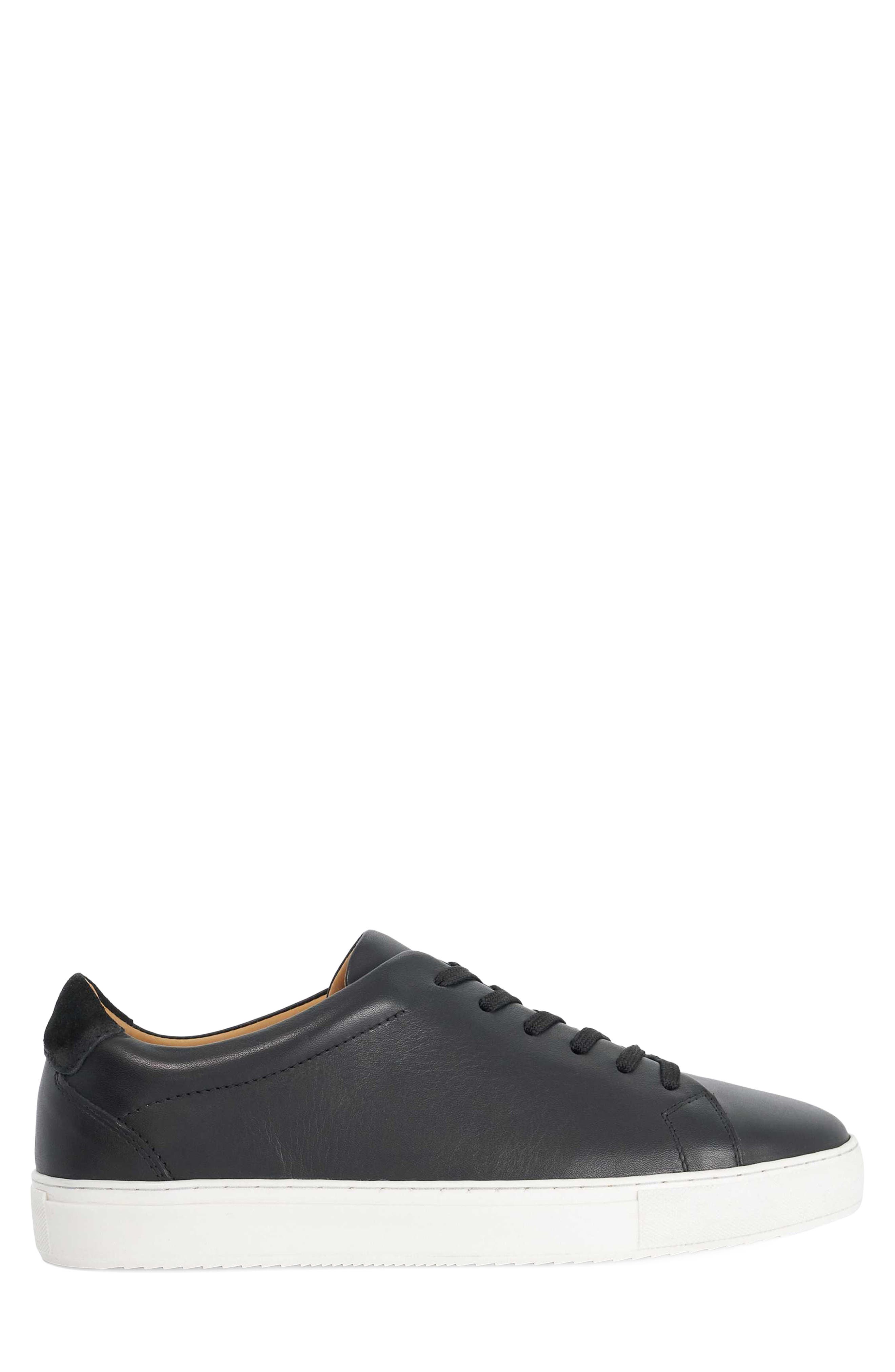 Dune London Trevons Low Top Sneaker, Alternate, color, Black