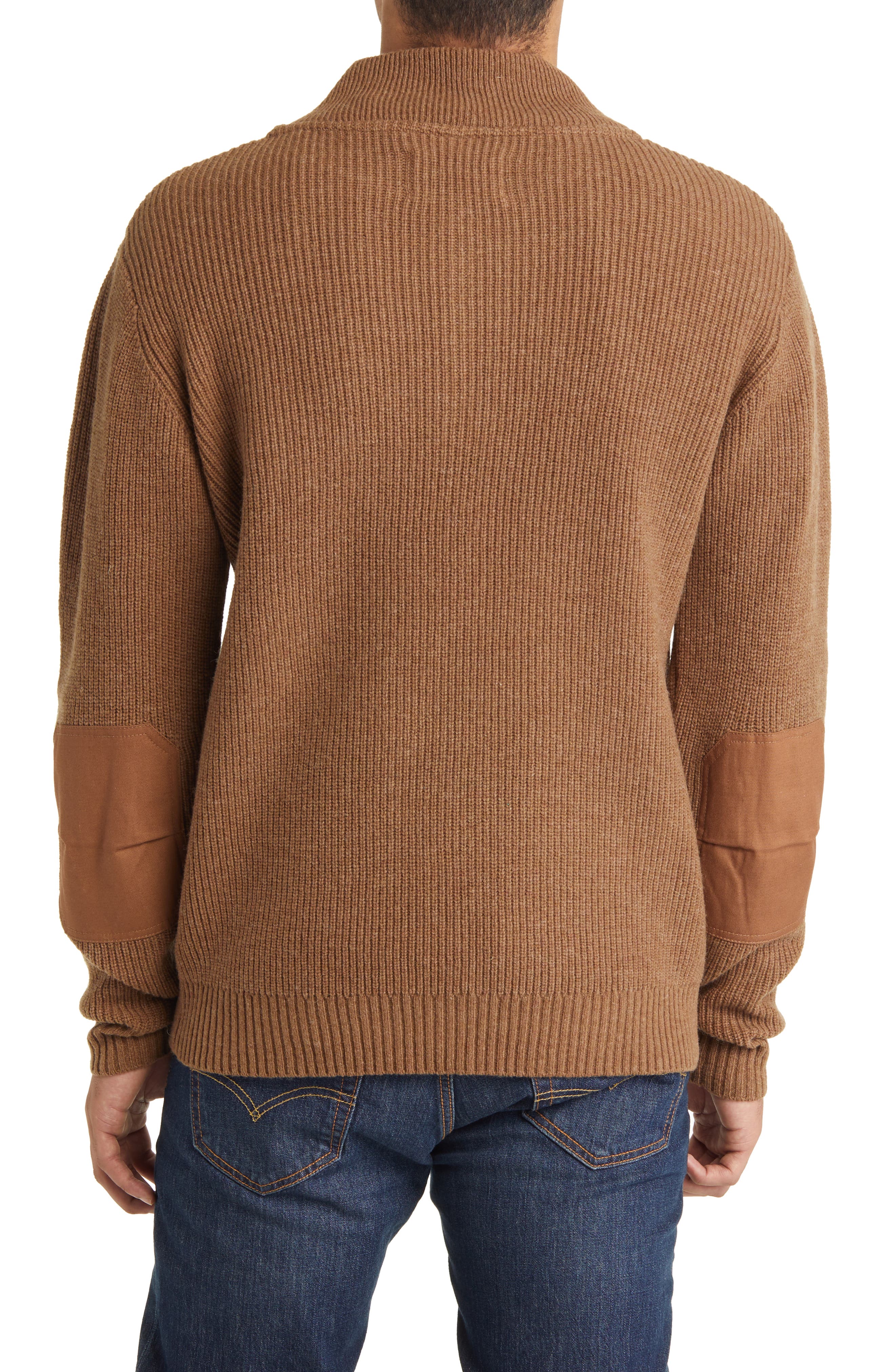 Wool Blend Military Henley Sweater - image 4
