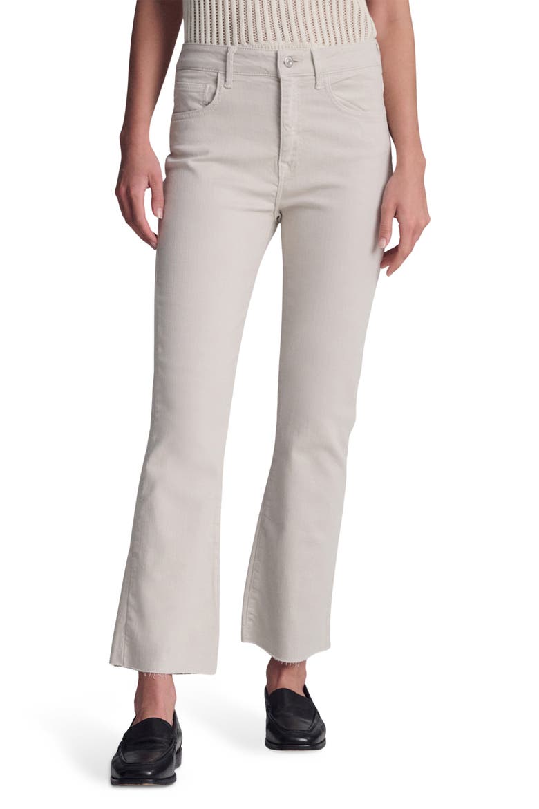 Anika High Waist Crop Flare Jeans, Main, color, FROST FLEX BLUE