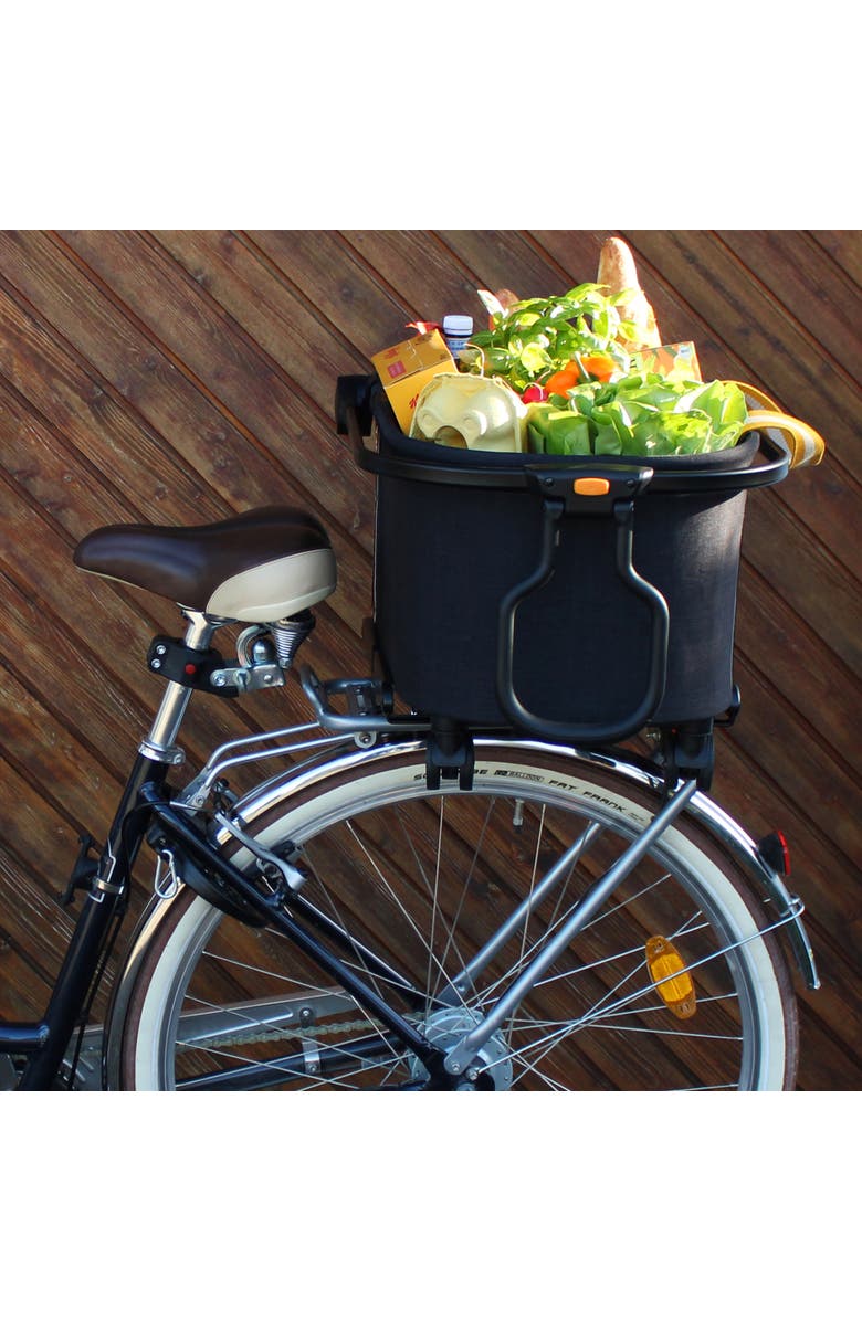 My Duque MULTI Bicycle Pannier Basket Utility Cart, Alternate, color, Black