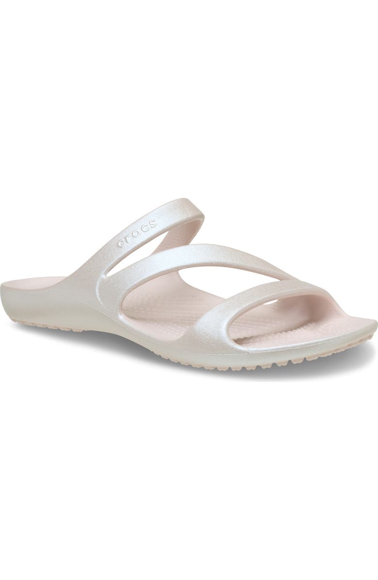 CROCS Kadee II Shimmer Slide Sandal, Main, color, Quartz