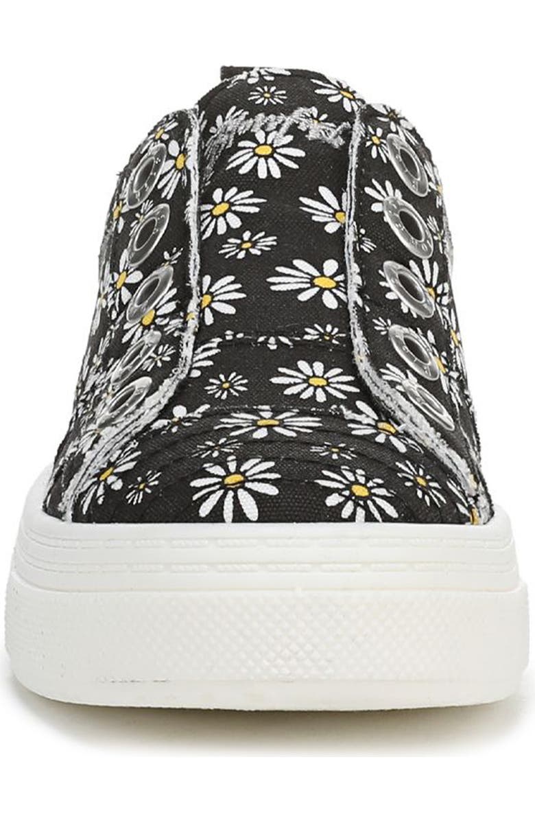 Blowfish Malibu Kids' Super Play Sneaker, Alternate, color, Black Daisy Print Canvas