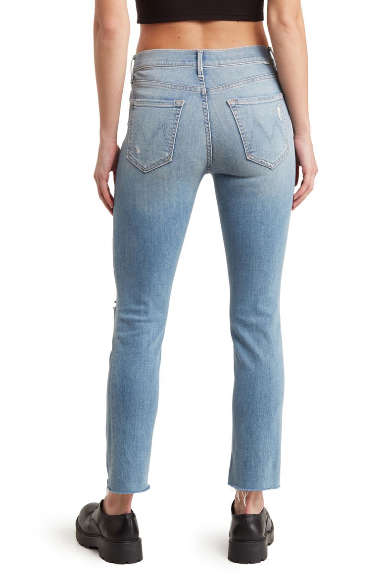 The Dazzler Mid Rise Ankle Fray Jeans, Alternate, color, WEEKEND KITTEN