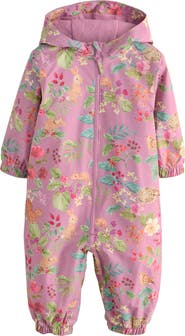 NEXT Kids' Floral Waterproof Hooded Romper