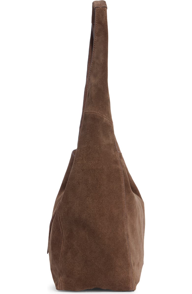 Lucky Brand Clem Leather Hobo Bag, Alternate, color, Dark Cappucino