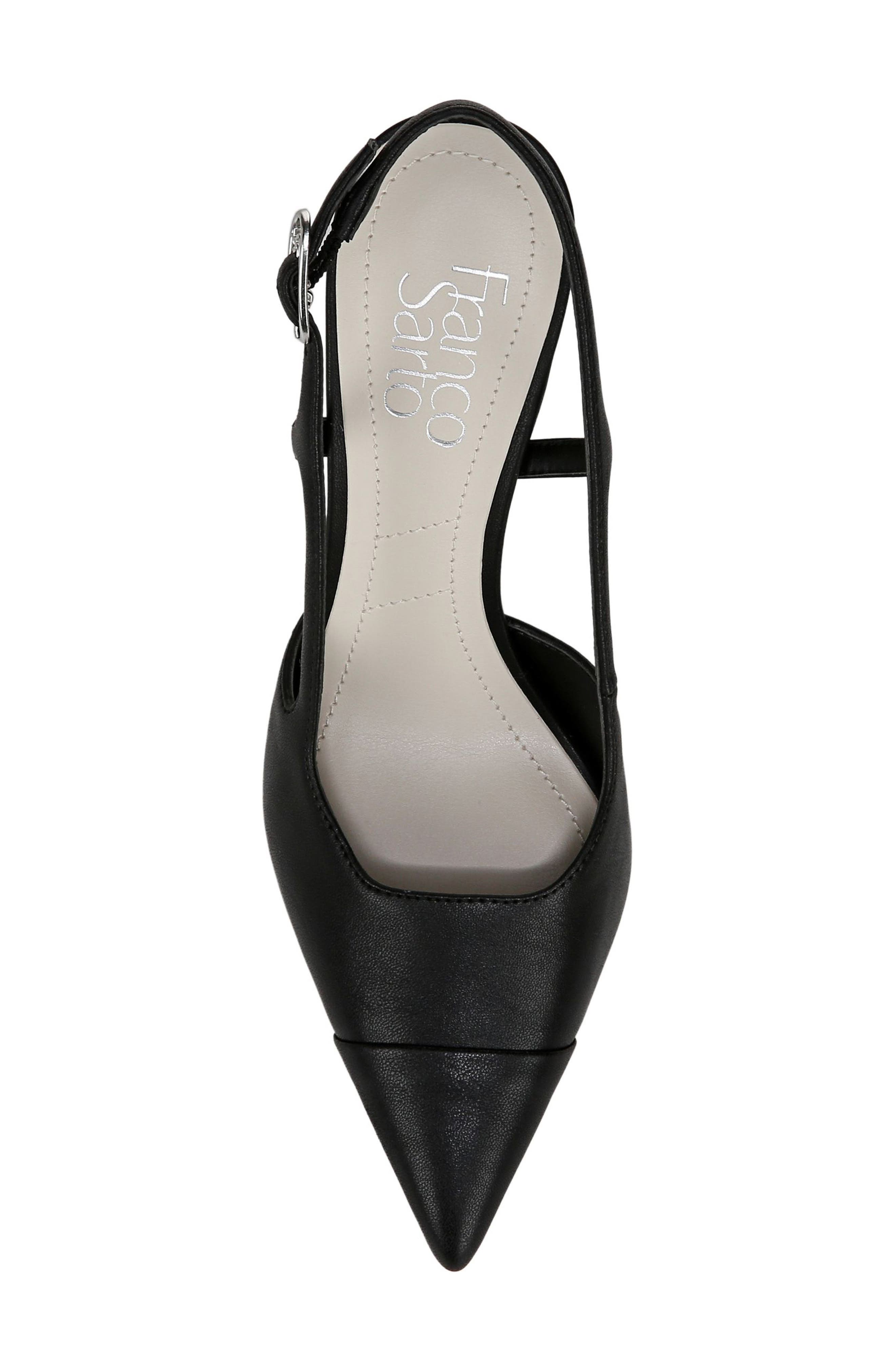 Franco Sarto Sabrina Slingback Pump, Alternate, color, Black